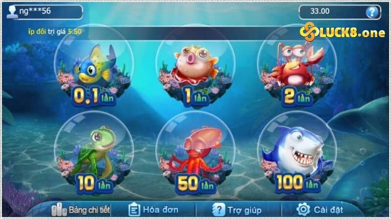 Luật quy định khi chơi game bắn cá đổi thưởng tại Luck8