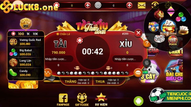 Top 10 game tài xỉu uy tín Luck8 rút tiền thần tốc 12BET